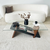 HANAH HOME Sto za dnevnu sobu Livello Black Chesnut