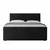 Livetastic BOXSPRING POSTELJA 180 cm  x 200 cm , karton, leseni material črna