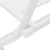 Vidaxl Vrtnik Bistro Set 3 szt. Bela Jeklo