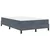 Vidaxl Postelja boxspring z vzmetnico Temno siva 120 x 190 cm Žamet