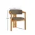 Hanah Home Trpezarijska stolica 58x76x49cm Hrast-Braon