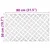 Stepenica Pravokutni 4 pcs Srebrno 80 x 50 cm Aluminij