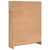 Regal za knjige boja hrasta 80x24x109 cm konstruirano drvo
