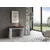 Ityhome Ityhome 90 x 77 konzolna miza bela/rjava, (20847730)