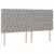 Vidaxl Box spring postelja z vzmetnico svetlo siva 200x200 cm blago
