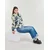 Superdry Super Soft Printed Teddy Fleece Modra