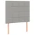 vidaXL Box spring postelja z vzmetnico svetlo siv 100x200 cm blago