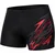 Speedo medley logo aquashort black/red l - uk36