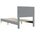 Krevetna konstrukcija Svjetlosiva 90 x 190 cm Tkanina