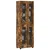 Highboard s policom FLORIN Dimljeni hrast 60 x 35 x 182 cm