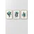 Wallity slika 3Dartsoho96, 3 dijela, 33 x 48 cm