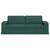 Vidaxl Kavč Temno zelena 222 x 80 x 82 cm blago