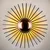 Opviq Luster Kaya-15225, 60x60x24, IP20, Bakarno-crni