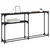 Konzolnistol Crni hrast 146 x 22.5 x 75 cm Konstruirano drvo