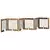 Vrata za pse s postoljem 6 pcs Staro drvo 80 x 80 cm