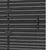 Sklopiva pregrada za tuš ESG 80 x 140 cm crna
