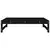 Vrtni tabure crni 120 x 80 cm od masivne borovine