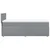 Vidaxl Box spring postelja z vzmetnico svetlo siv 100x200 cm blago