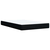 Vidaxl Box spring postelja z vzmetnico črna 120x190 cm blago