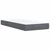Postelja boxspring z vzmetnico Temno siva 90 x 190 cm Žamet