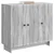 Kreveta Siva sonoma 89 x 34,5 x 80 cm Konstruirano drvo