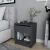 Hanah Home Noćni ormarić Sheridan 44,6x52,8x35,9cm Antracit