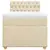 vidaXL vidaXL Box spring postelja z vzmetnico krem 90x190 cm blago, (21291185)