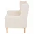 3-dijelni set sofa od tkanine krem bijeli