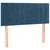 Vidaxl Box spring postelja z vzmetnico temno modra 100x200 cm žamet