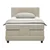 Boxspring Krevet Dixon 120/200 cm , kapućino