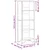 Regal za knjige boja hrasta 50x31x137,5 cm konstruirano drvo