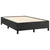 Krevet box spring s madracem LED crni 120 x 190 cm umjetna koža