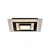JUST LIGHT. 14439-21 - LED plafonsko svetlo CICHIO LED/18,5W/230V + LED/9W crna