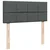 vidaXL Box spring postelja z vzmetnico temno siva 120x190 cm blago