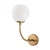 Opviq Zidna lampa Sferis-15030, 15x26x35cm, IP20, Zlatno-bela boje
