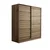 Hanah Home Garderober Kale-7162, 220x210x60 cm, Braon