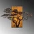 Aberto Design Zidna dekoracija Acacia Tree - 387-A, 90x58x3 cm, Smeđe boje