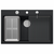 granitni umivalnik MARC 110 WORKSTATION Black