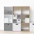 FIVE Stalak sa 3 police MIX&MODUL 34,5x32x100,5cm, Bež