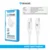 Kucni punjac Teracell Evolution TC-17GP, GaN, PPS, PD 3.0, 67W sa PD Type-C kablom beli 1.2m