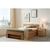 Livetastic POSTELJA S PREDALOM 140 cm x 200 cm , barve hrasta