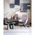 Modra aluminijasta kavna mizica White Label Ringar, o 34,5 cm