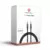 Audio kabel Teracell AUX 3,5 mm beli 0.5m