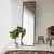 Hanah Home Podno ogledalo Cool Ayna Metal, 170x50cm, Crno