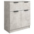 Komoda siva boja betona 60x30x70 cm od konstruiranog drva