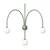 Opviq zidna lampa Vault 20950-D, 3 × G9, zelena