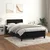 vidaXL Box spring postelja z vzmetnico črna 120x190 cm žamet