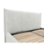 MID.YOU OBLAZINJENA POSTELJA 140 cm x 200 cm , les, tekstil, leseni material krem barve