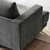 UPPAKRA Modularna sofa s 4,5 sedišta, s lenjivcem, desno/Johanneshov tamnosiva