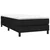 vidaXL Box spring postelja z vzmetnico črn 90x190 cm blago
